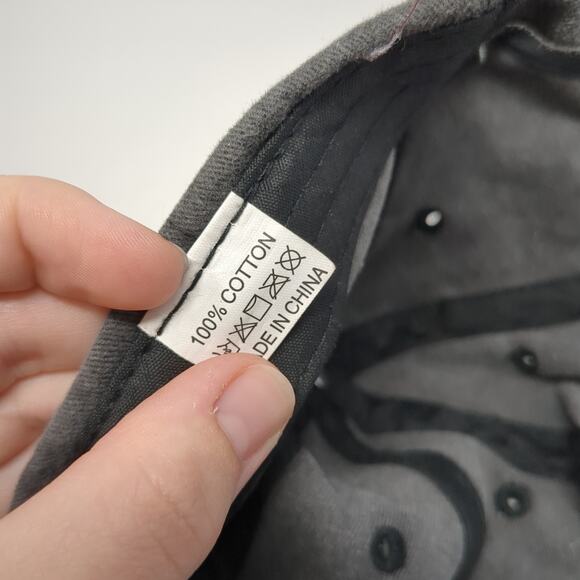 Just One More Game Slideback Hat Gray One Size Adjustable 6 Panel - Picture 9 of 9